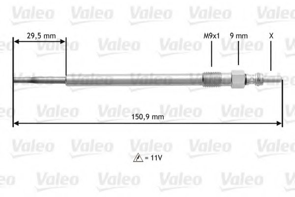 VALEO 345131 Glow Plug